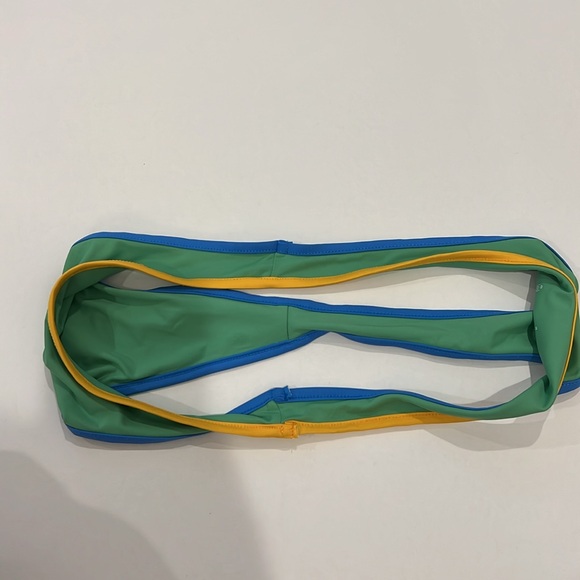 Stone Fox swim Eco Multi Moon High Cut Bikini Bottom size medium NWOT - Picture 6 of 6